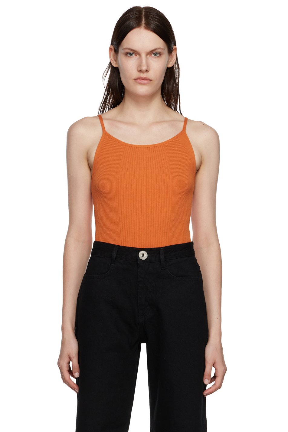LOW CLASSIC - Orange Rib Bodysuit