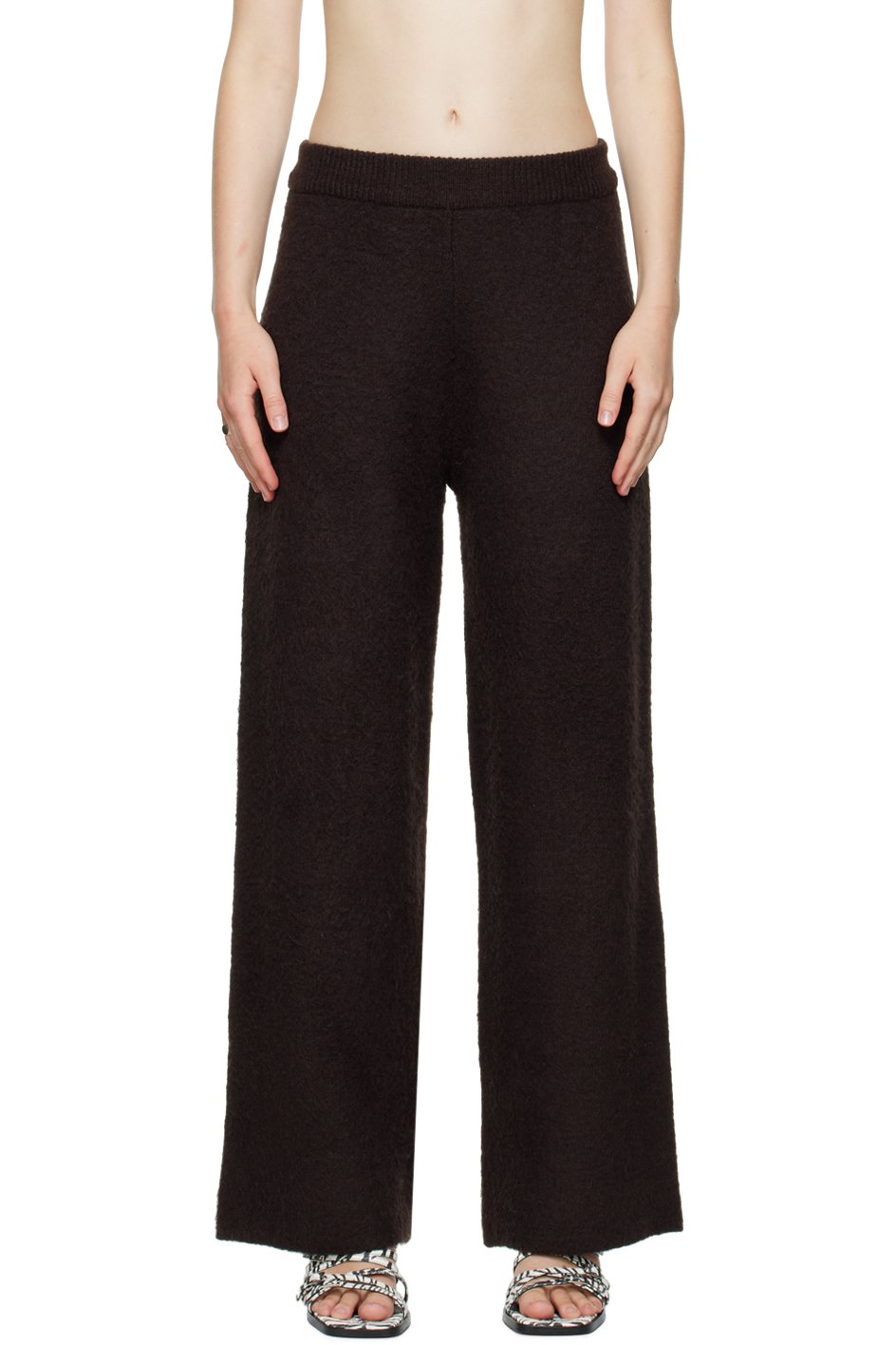 Birrot - Brown Brushed Trousers