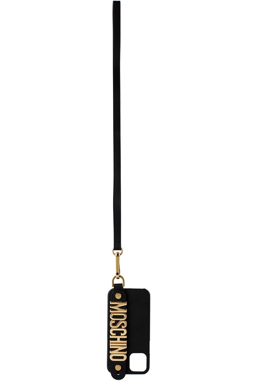 Moschino - Black Logo iPhone 12/12 Pro Case