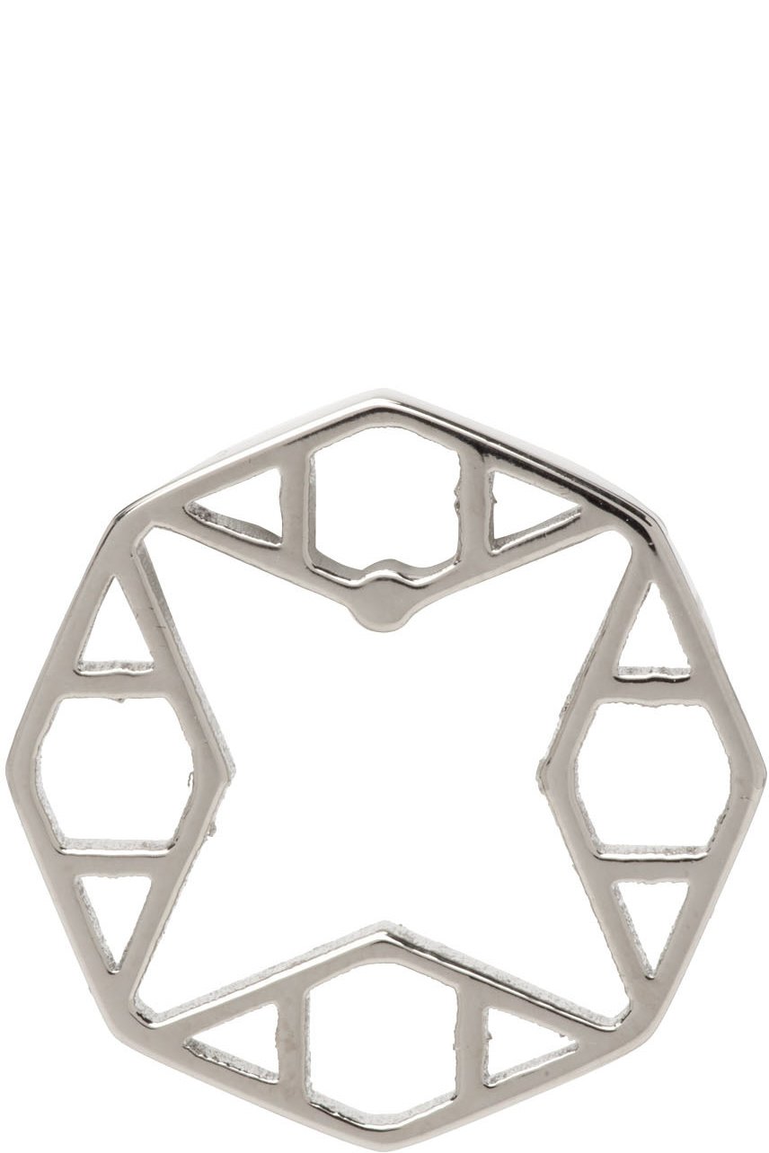 1017 ALYX 9SM - シルバー Circle シングルピアス