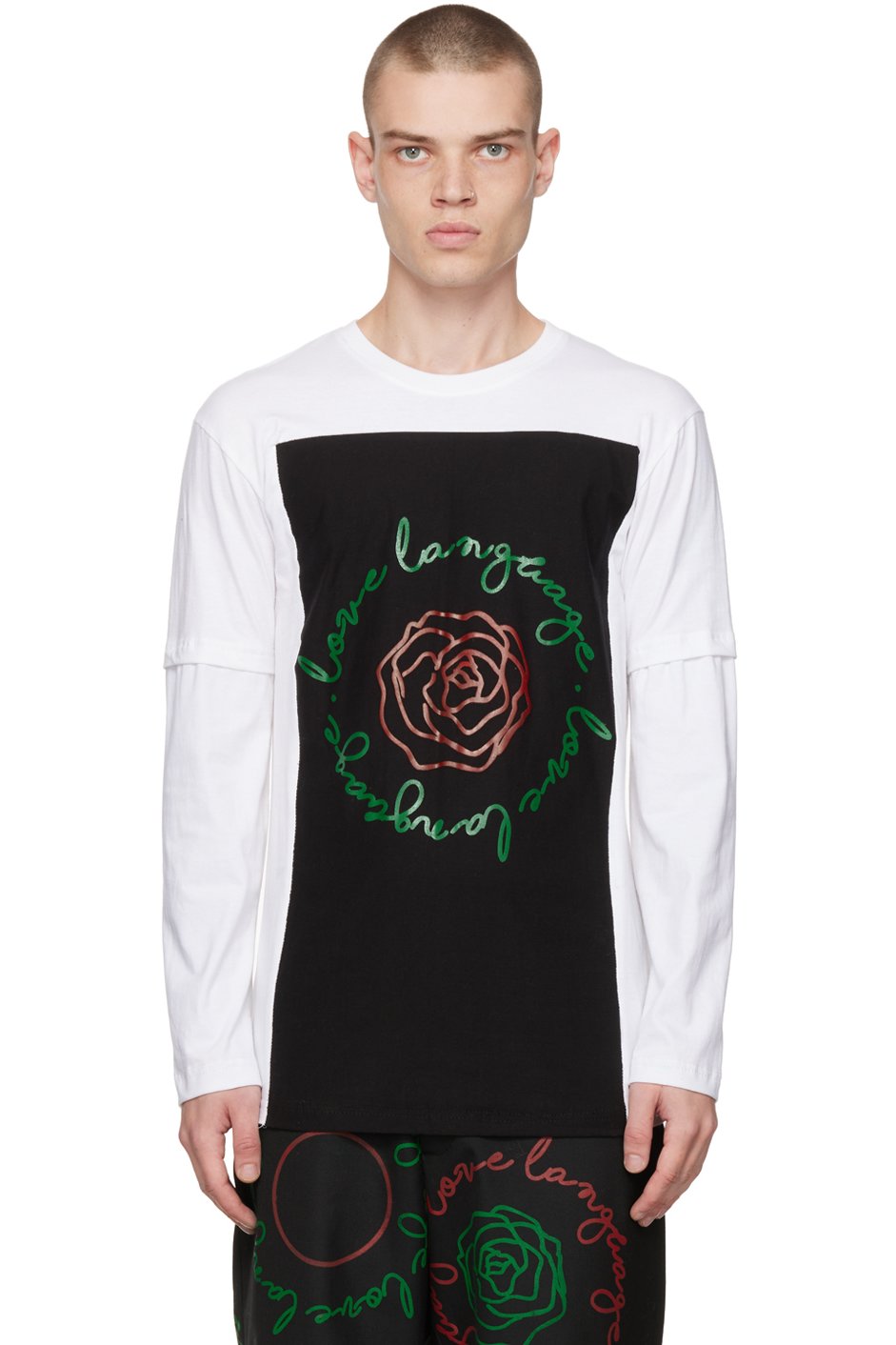 Bloke - White 'Love Language' T-Shirt