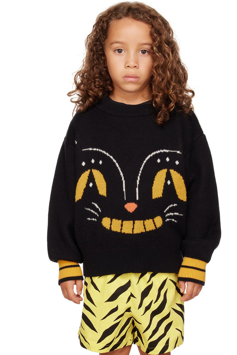 Perks and Mini - SSENSE 独家发售黑色 Lil' Creepz 儿童毛衣