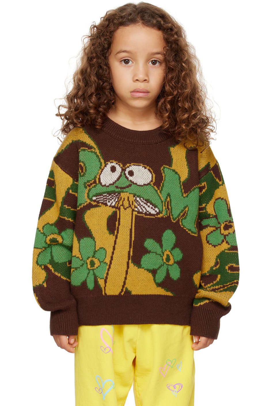 Perks and Mini - SSENSE 独家发售棕色 Shroom 儿童毛衣