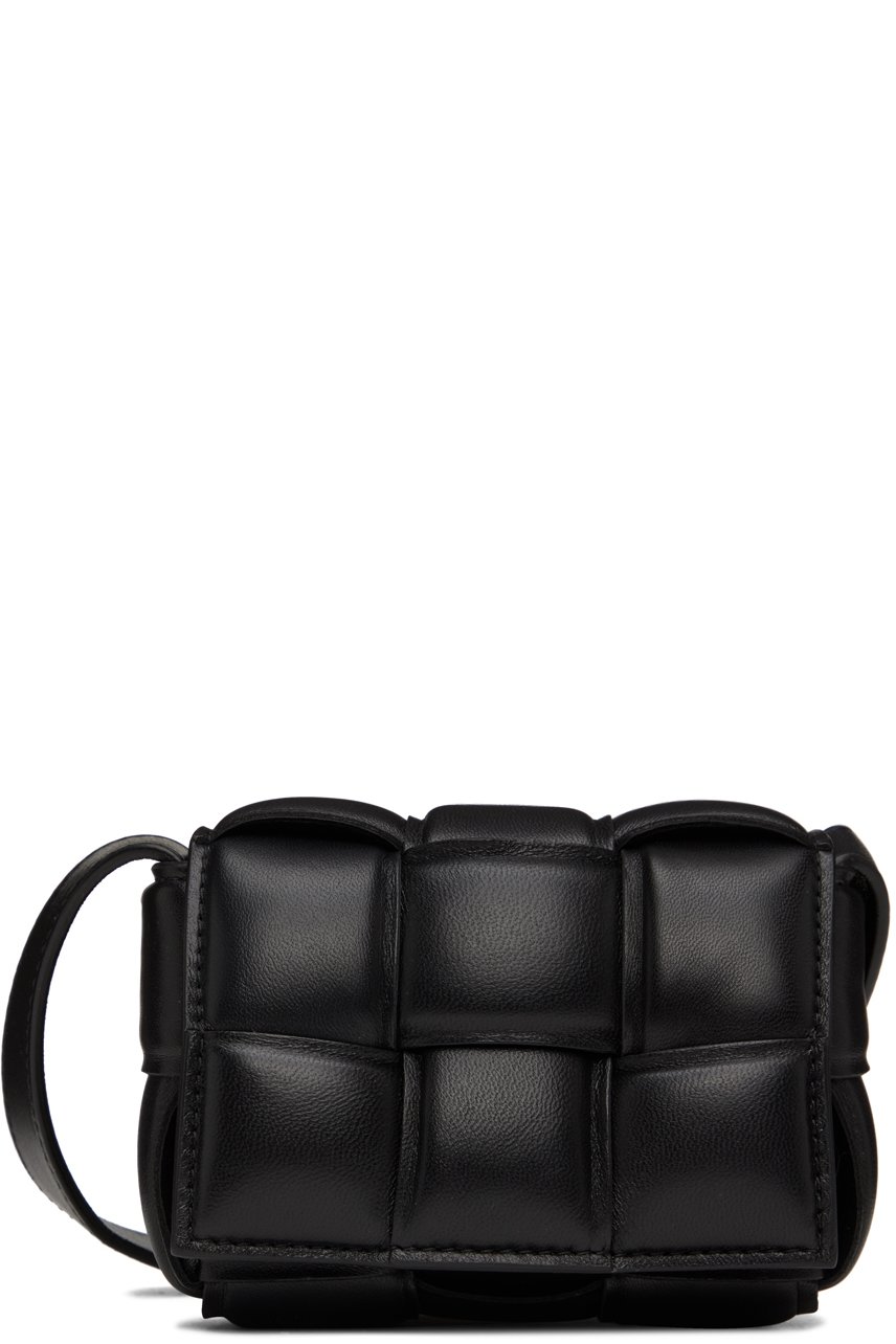 Bottega Veneta - Micro sac rembourré Cassette noir