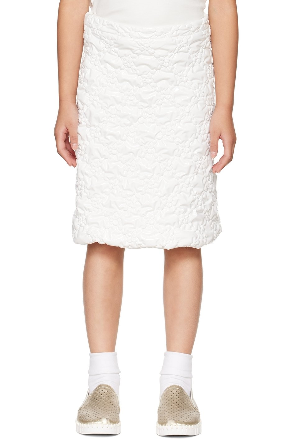 CRLNBSMNS - Kids White Bubble Skirt