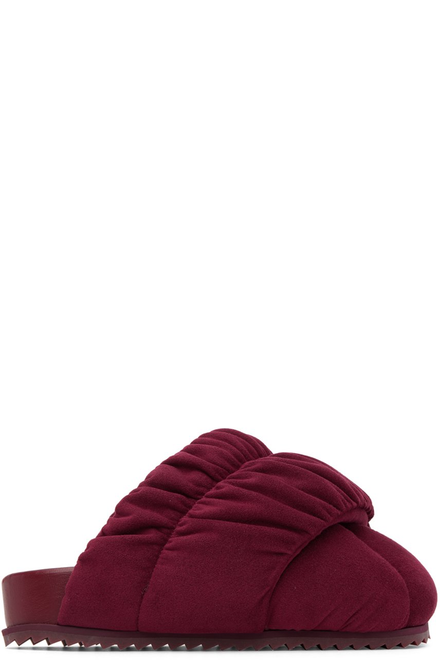 YUME YUME - Mules Tent rouges exclusives à SSENSE