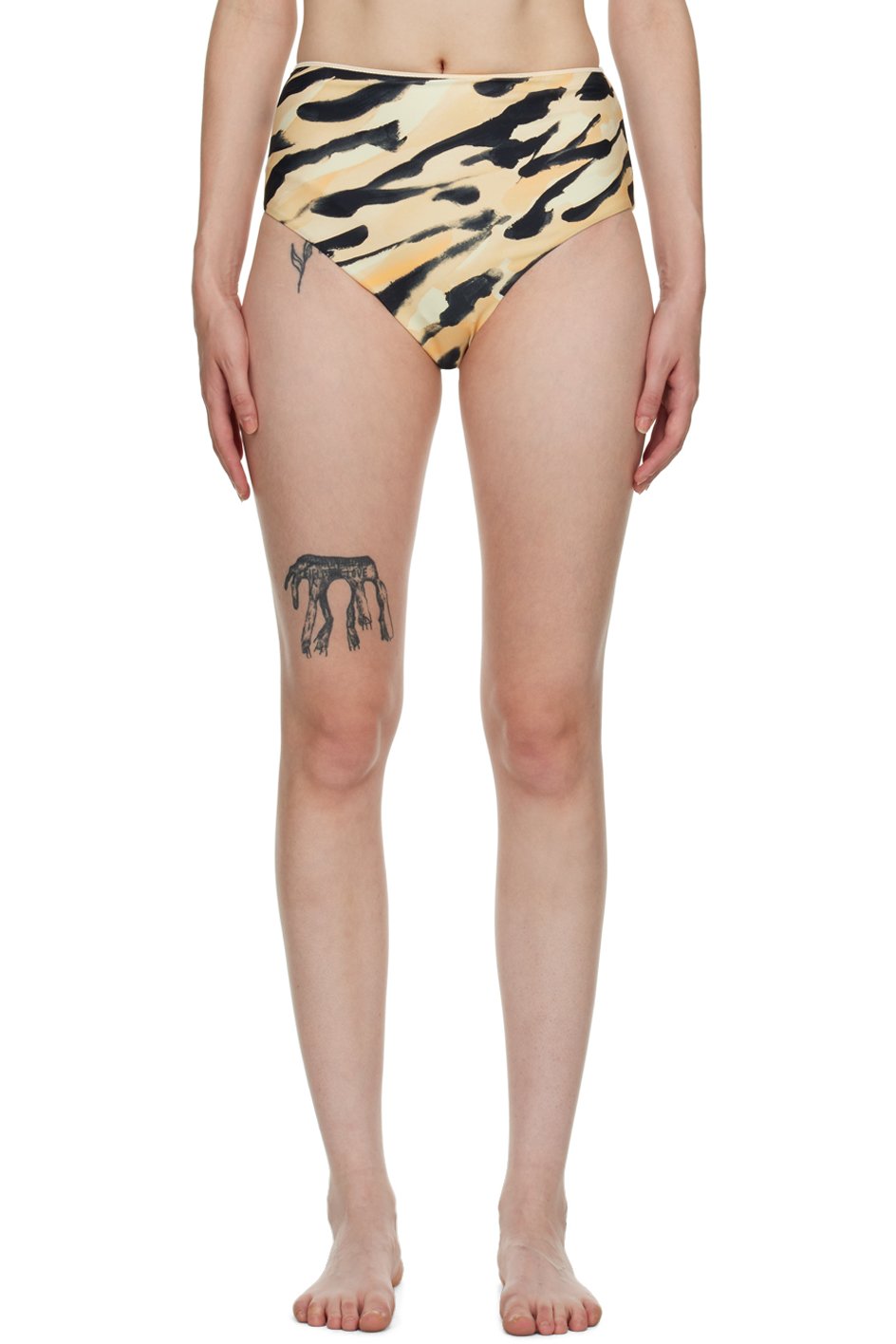 Nanushka - Culotte de bikini Bente beige