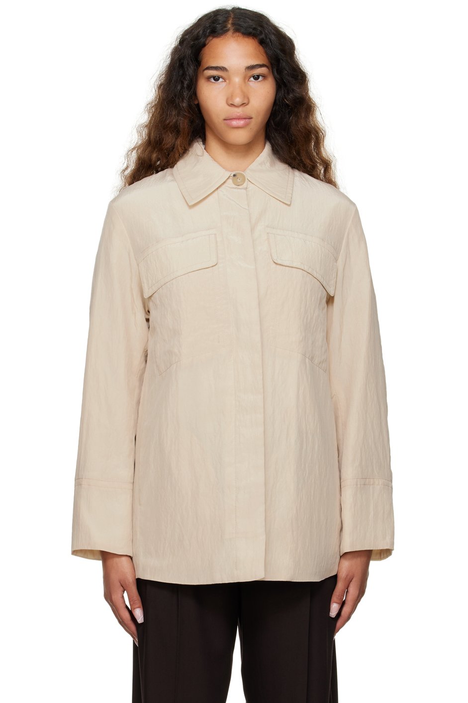 Vince - Blouson rembourré beige