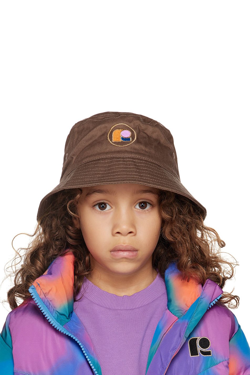 Repose AMS - Enfant | Chapeau bob brun à logo brodé