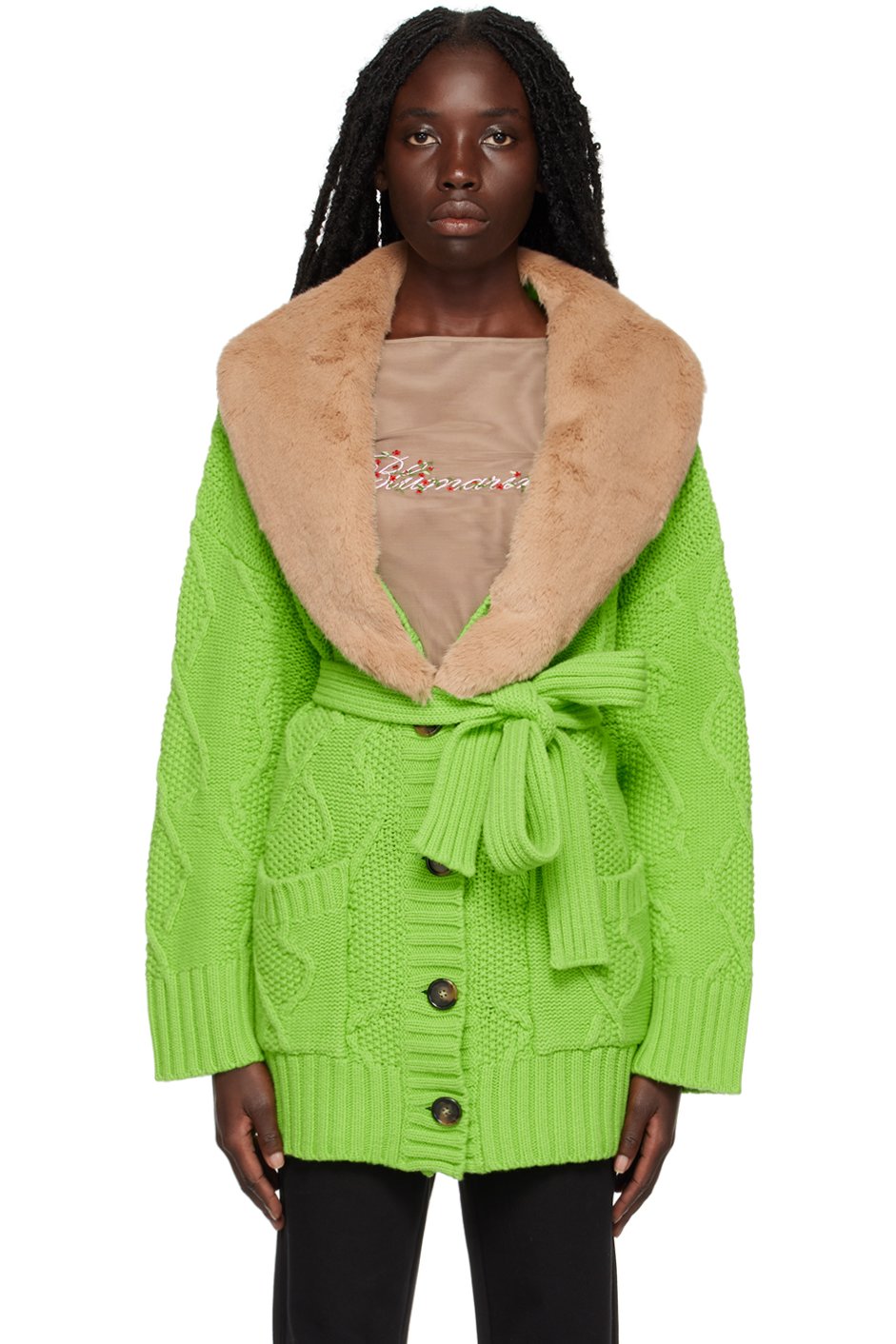 Blumarine - Blouson épais vert