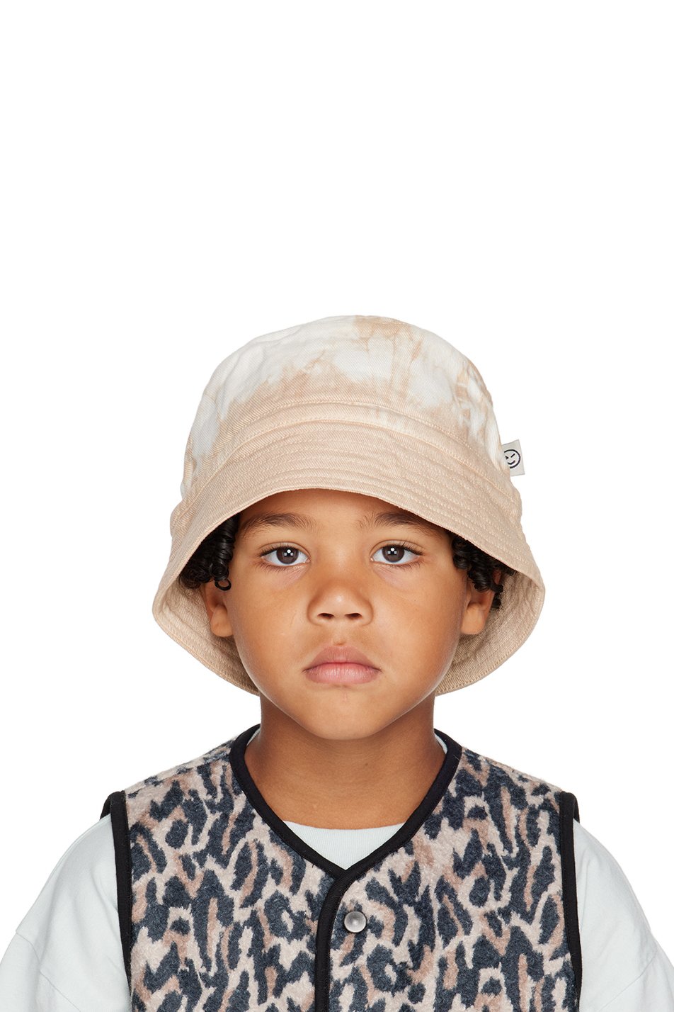 Wynken - Kids Pink Denim Wave Bucket Hat