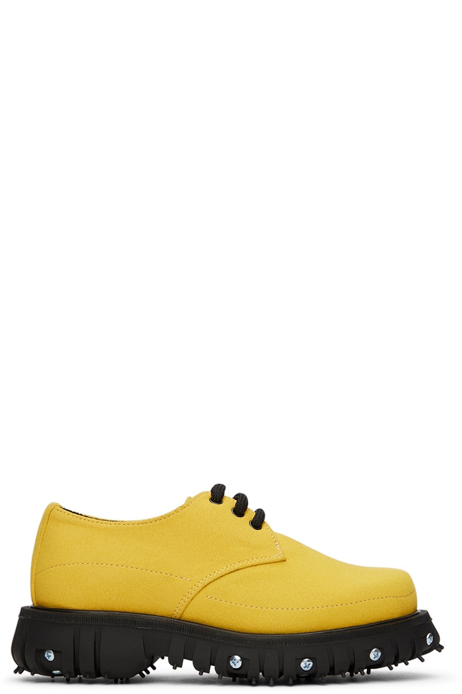 Phileo - Kids Yellow Lace-Up Derbys