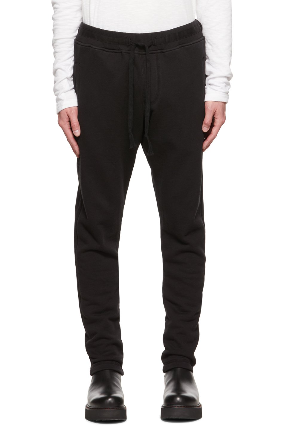 Greg Lauren - Black New Sweat Lounge Pants