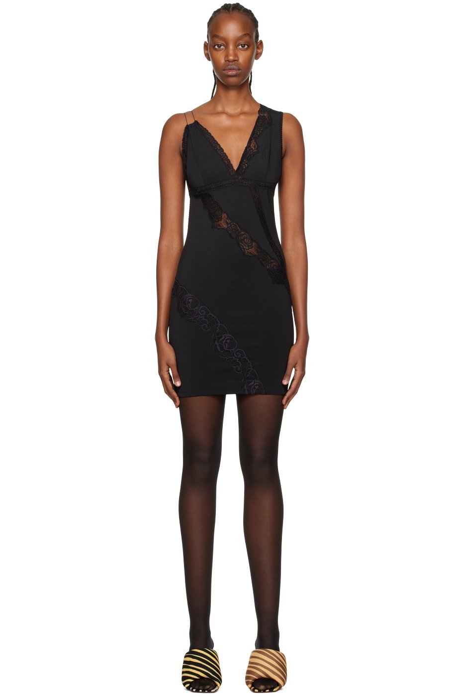 VAILLANT - Black Fitted Minidress