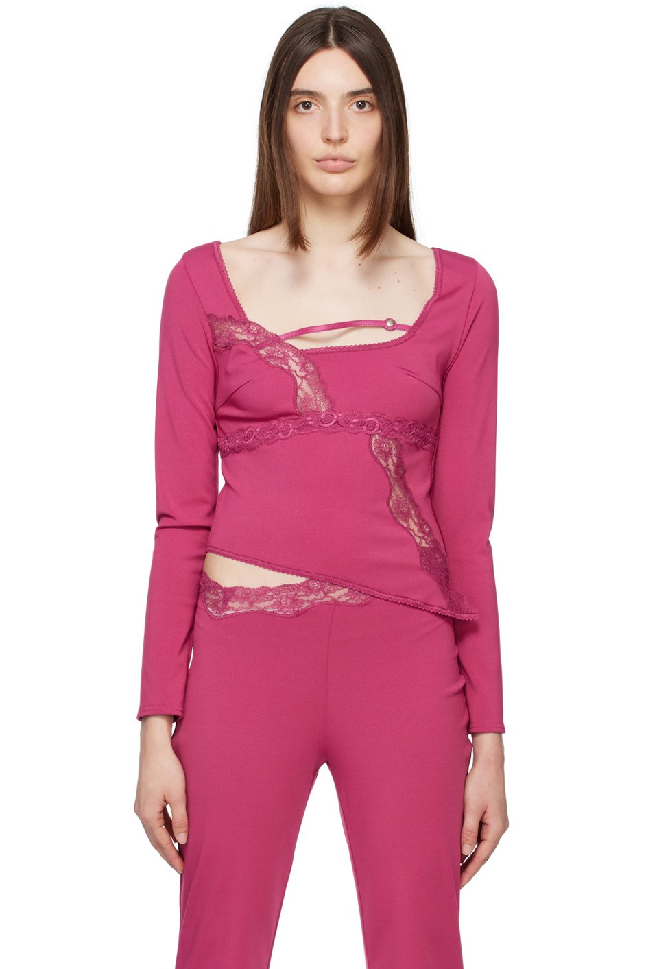 VAILLANT - SSENSE Exclusive Purple Asymmetric Blouse