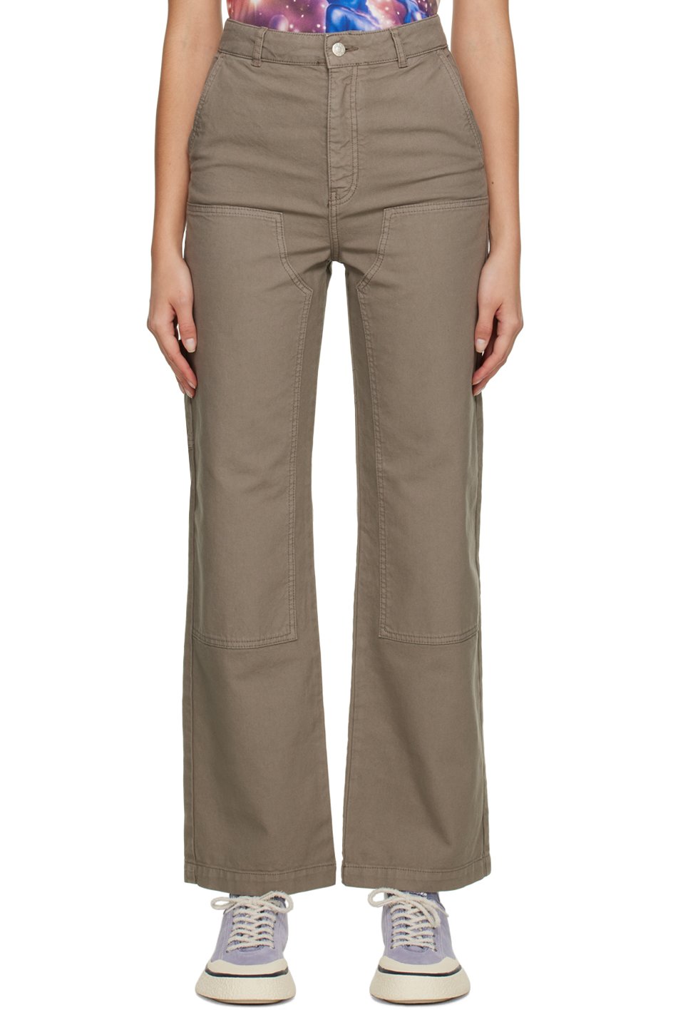 HOPE - Pantalon Makers beige