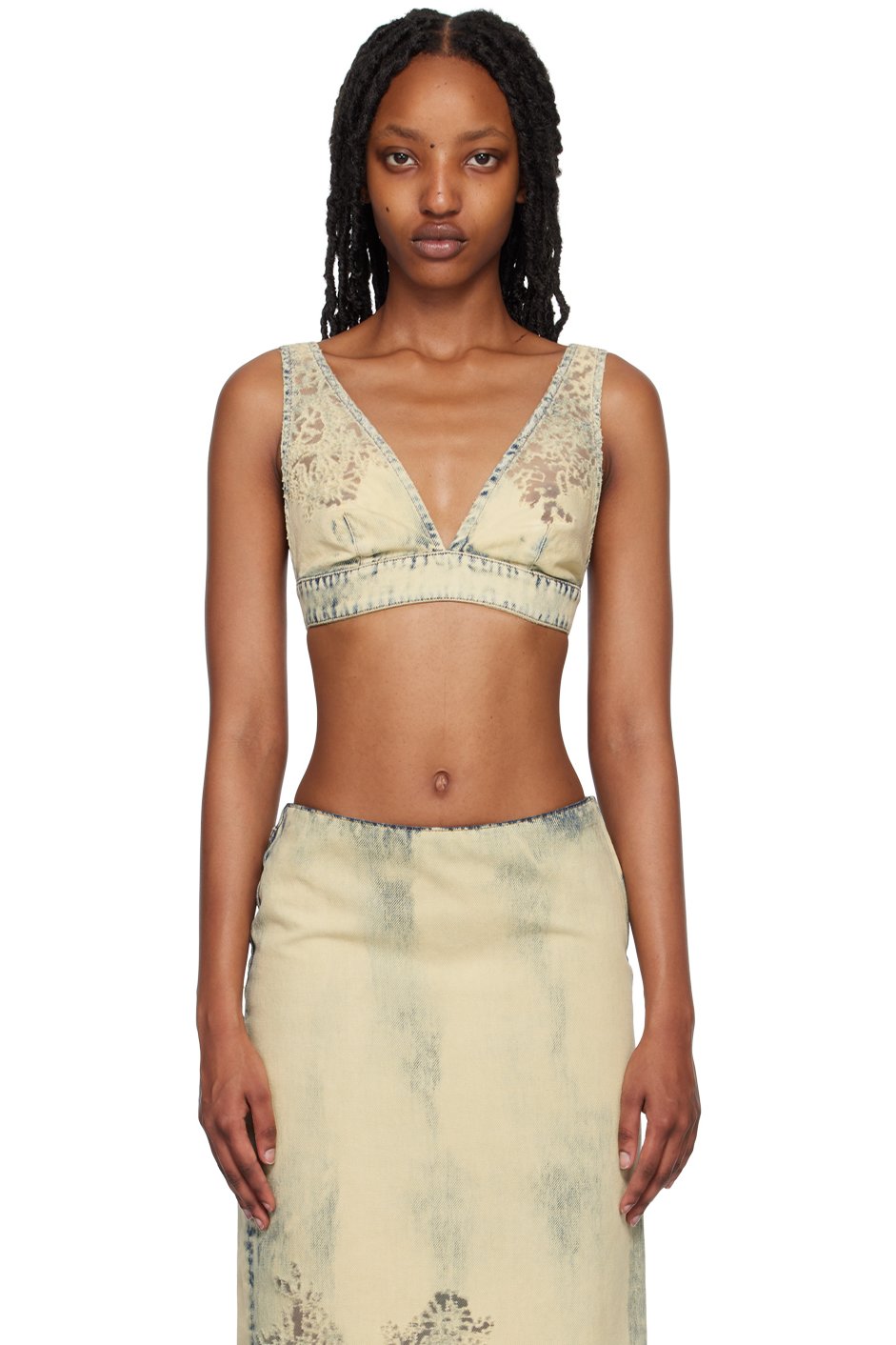 Diesel - Camisole Janys-Fsc bleue en denim