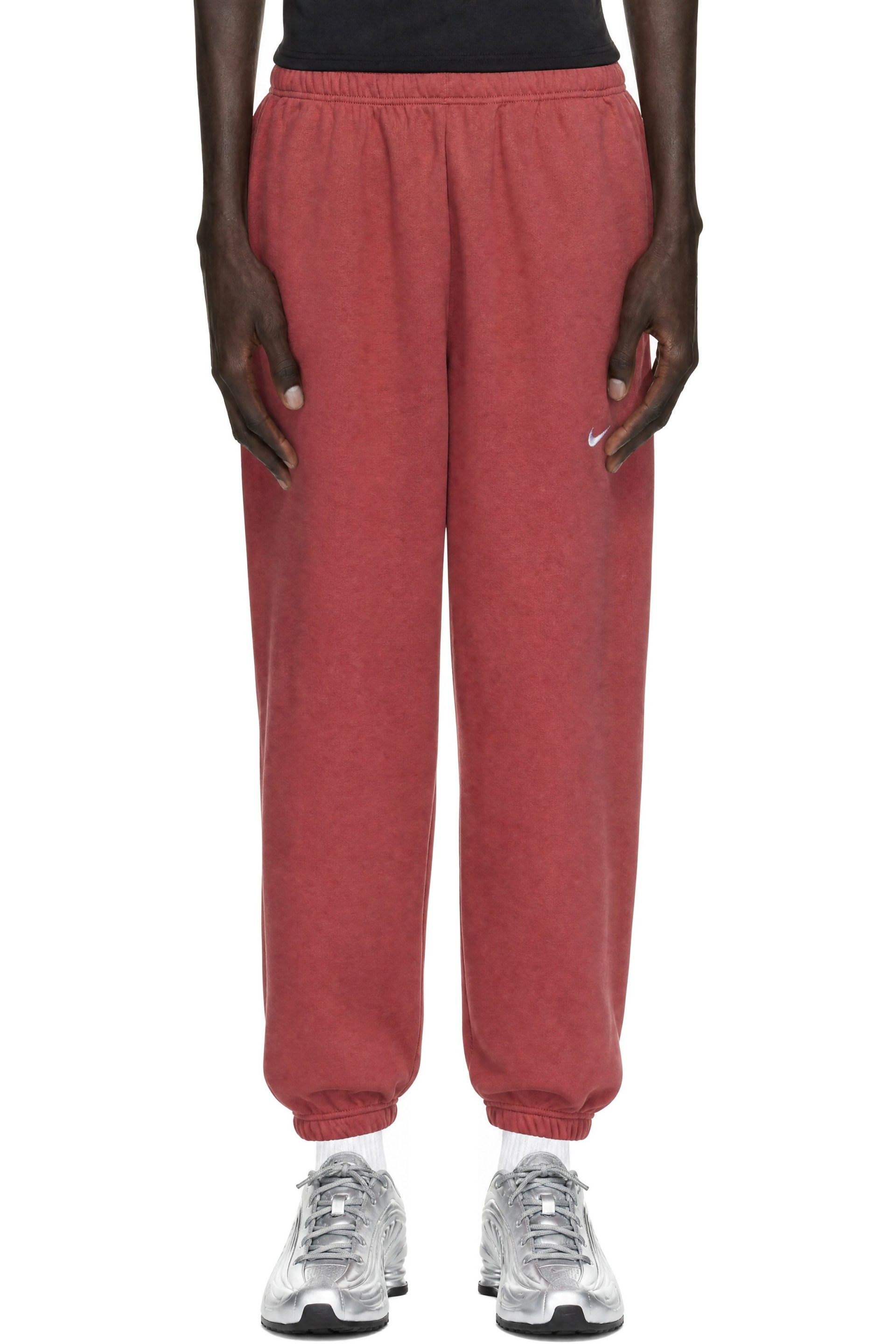 Nike - Pantalon de survêtement rouge à 'Swoosh'
