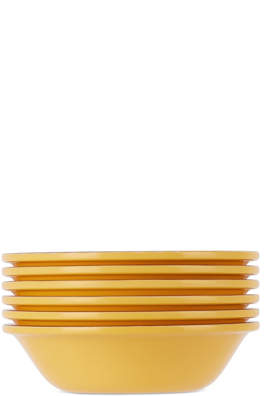 Mario Luca Giusti - Yellow Saint Tropez Bowl Set, 6 pcs