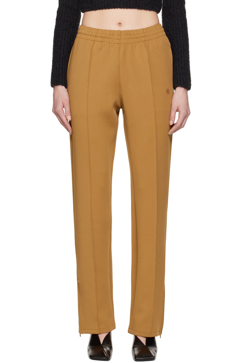 ANINE BING - Pantalon de détente Kameron brun clair