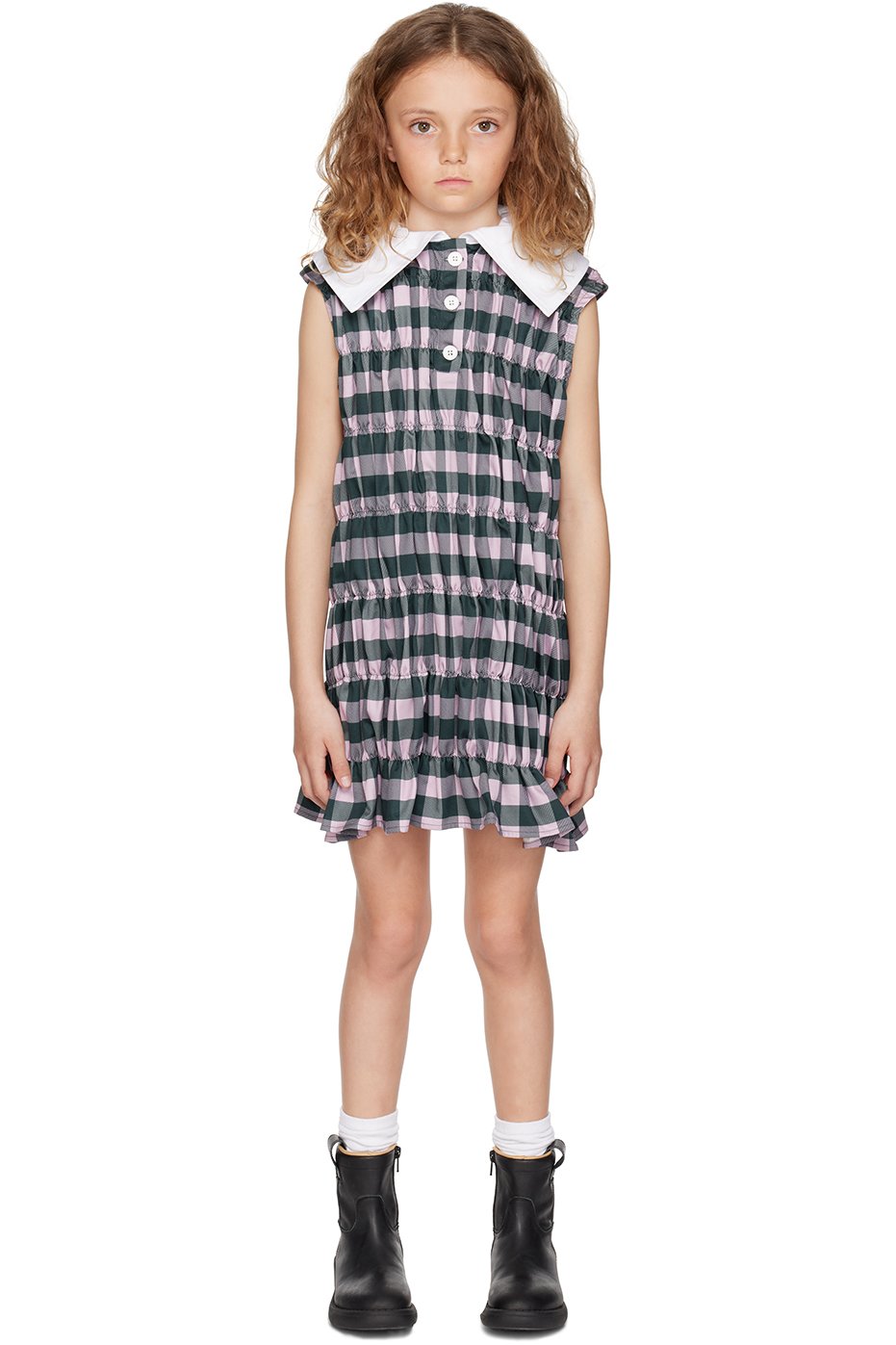 Charles Jeffrey LOVERBOY - SSENSE Exclusive Kids Purple & Navy Dress