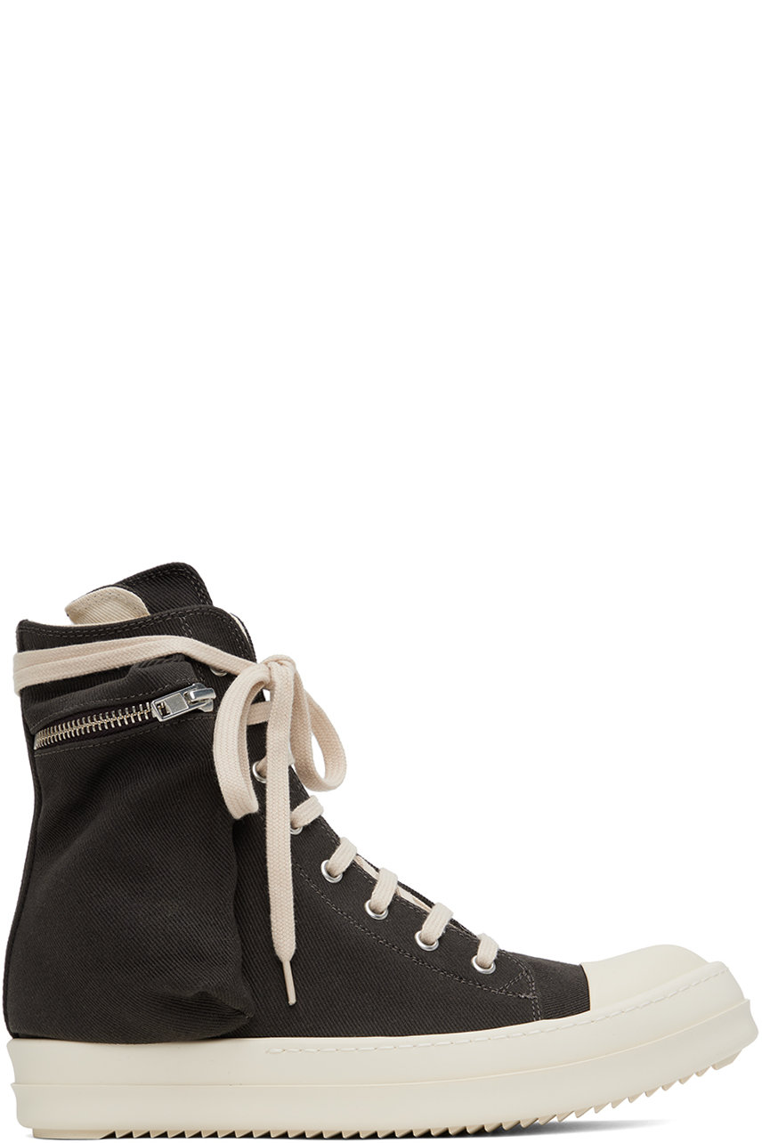 Rick Owens DRKSHDW - Gray Cargo Sneakers