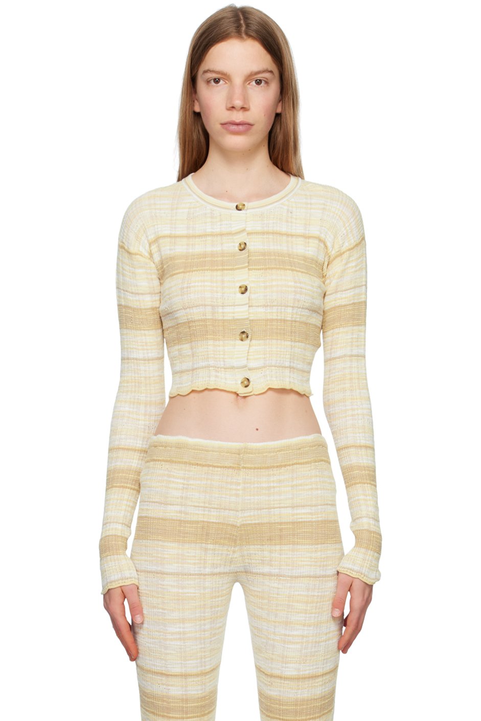Acne Studios - SSENSE Exclusive Beige Cardigan