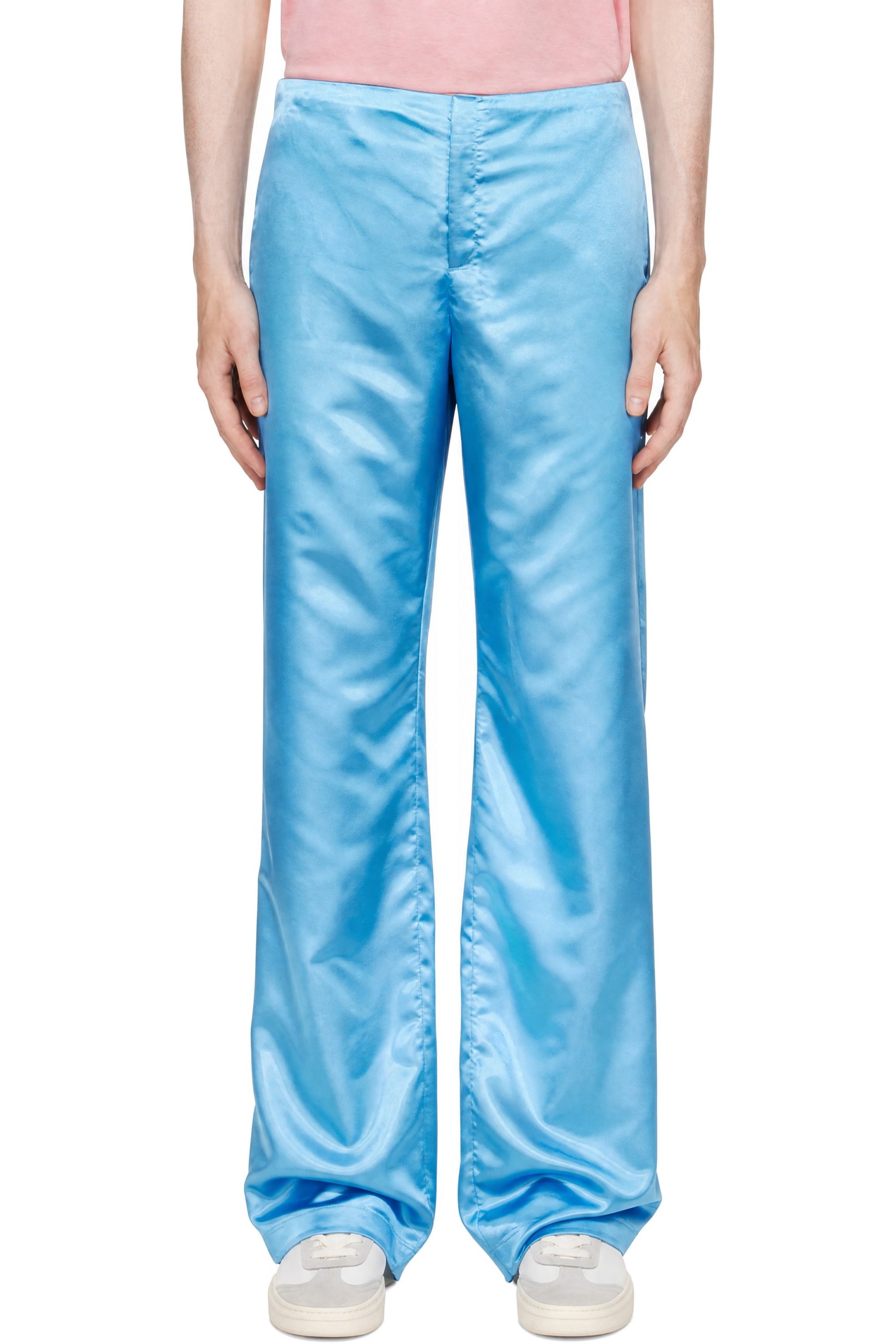 Acne Studios - Blue Satin Trousers