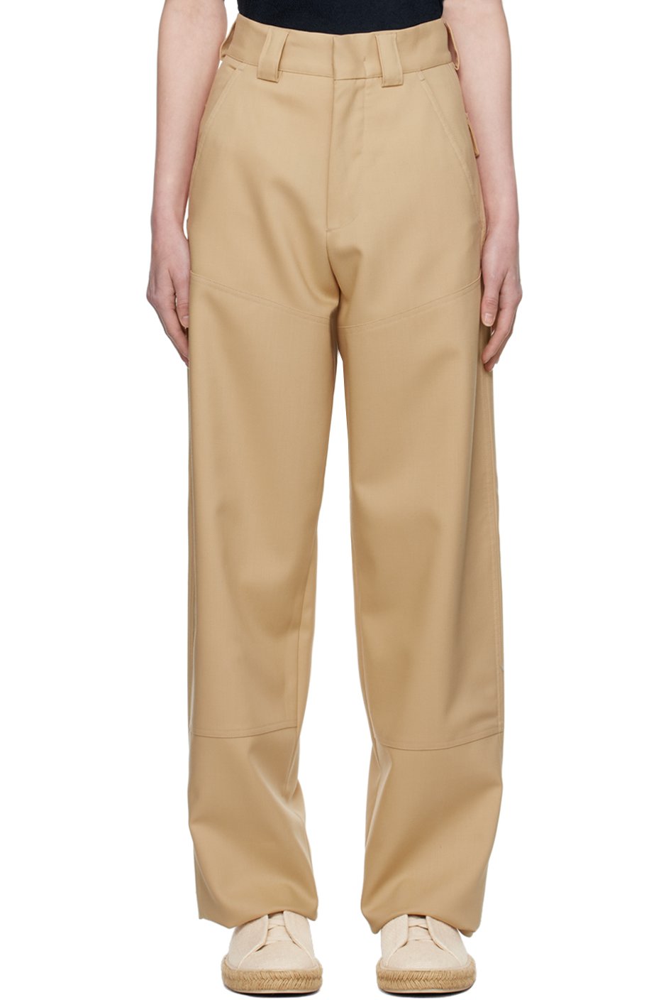 ZEGNA - Pantalon de travail beige