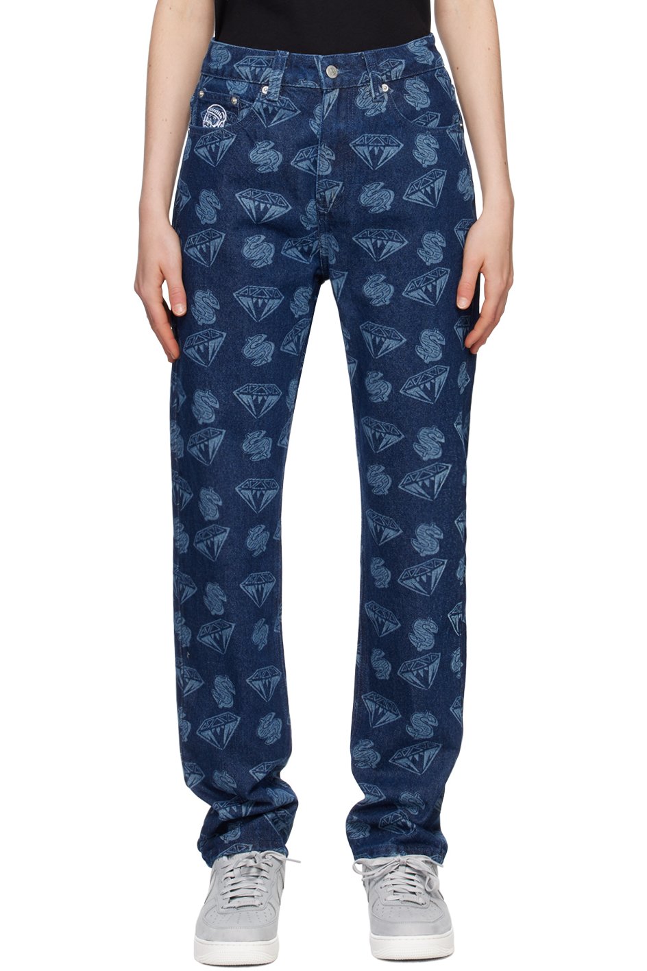 Billionaire Boys Club - Jean 'Diamond & Dollars' bleu