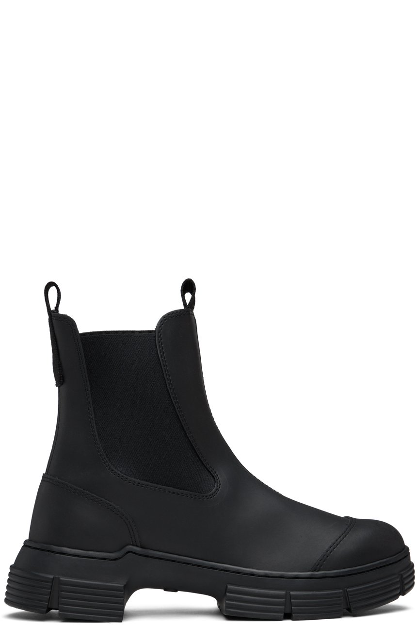 GANNI - Black City Boots