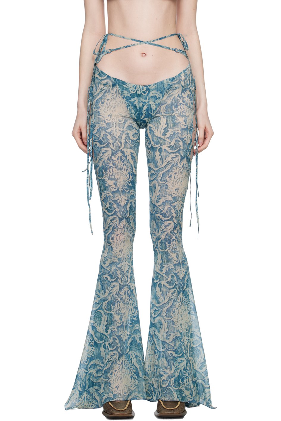 KNWLS - Pantalon Glimmer bleu