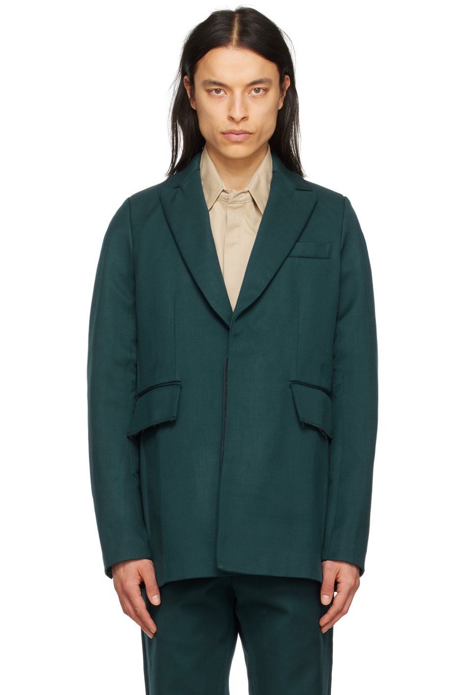 Bianca Saunders - Green Akiel Blazer