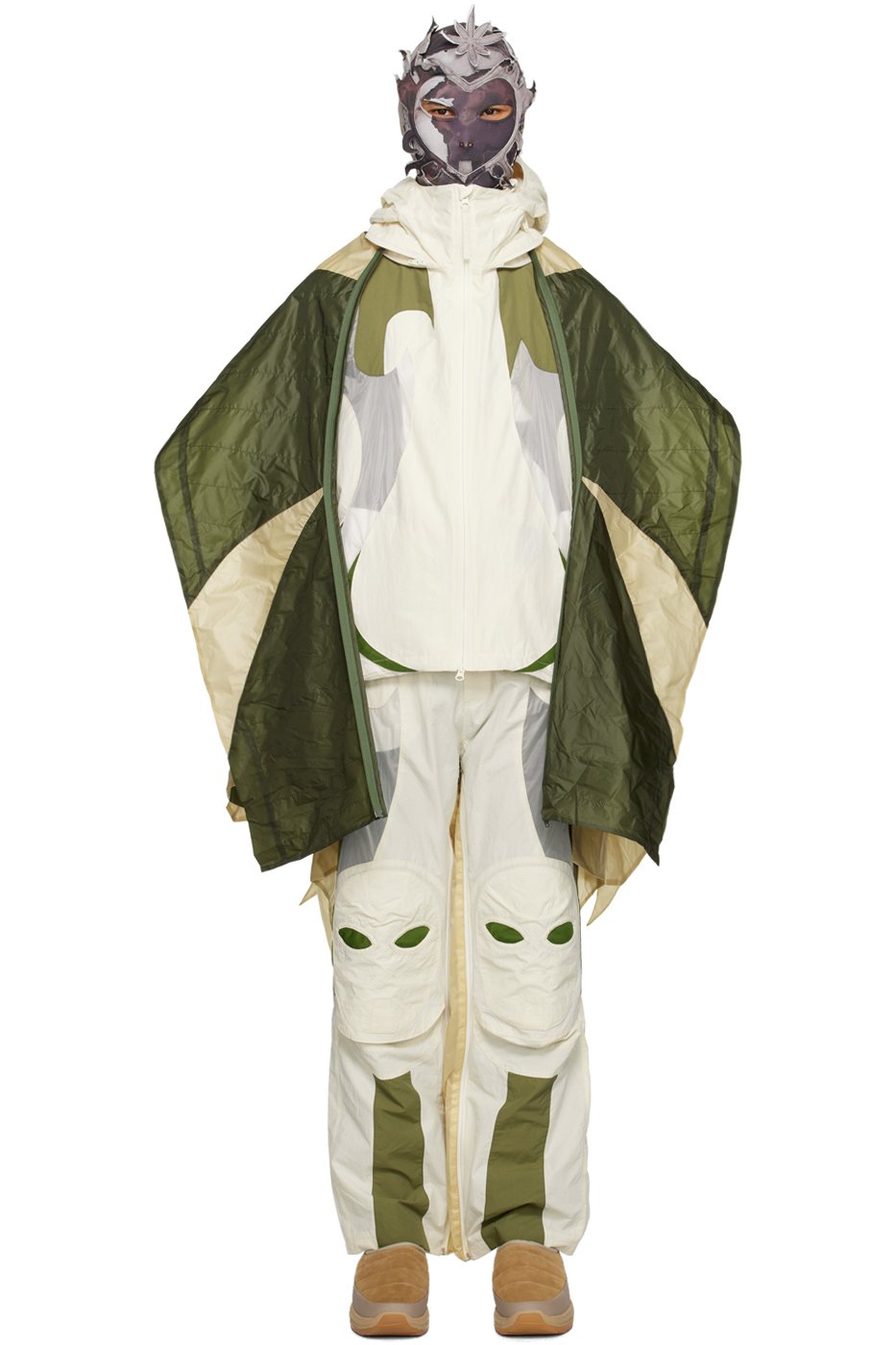 KUSIKOHC - Off-White Paneled Jacket