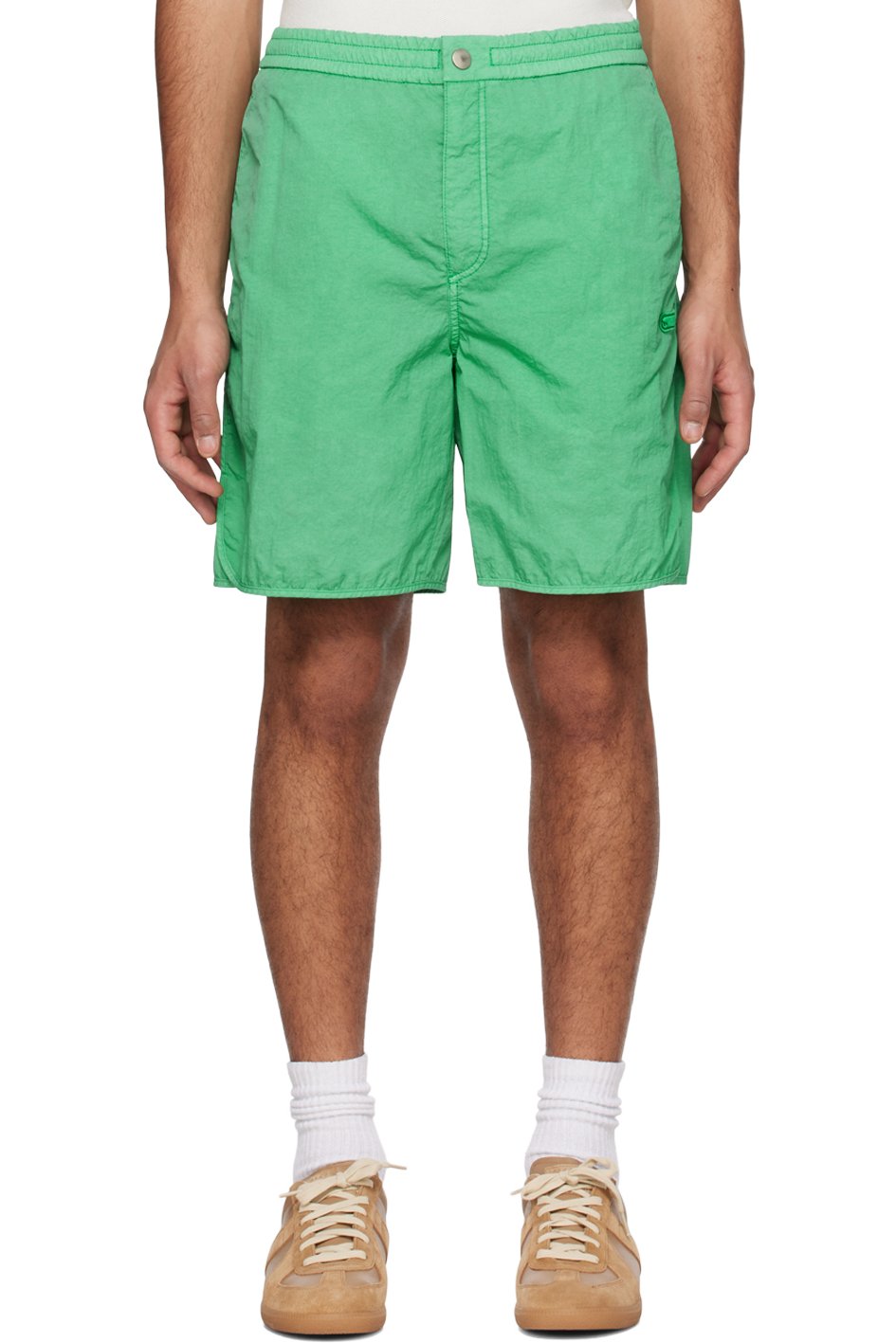 Solid Homme - Short vert à logo brodé