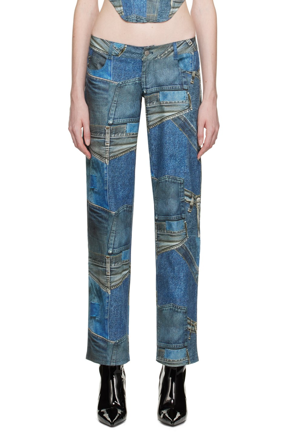 Miaou - Pantalon Atlas bleu