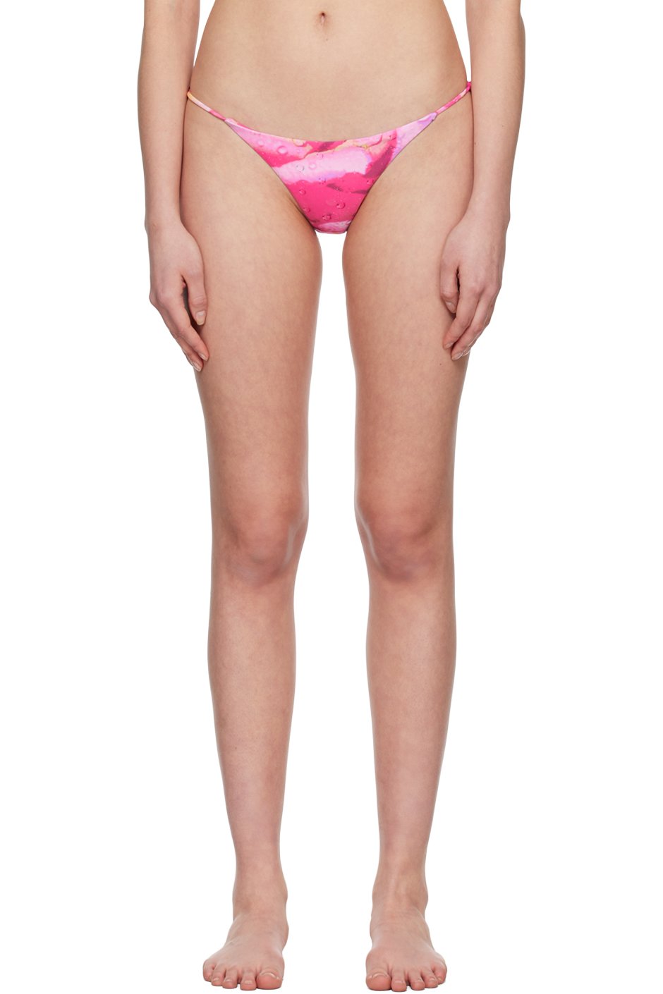 Miaou - Culotte de bikini Kauai rose
