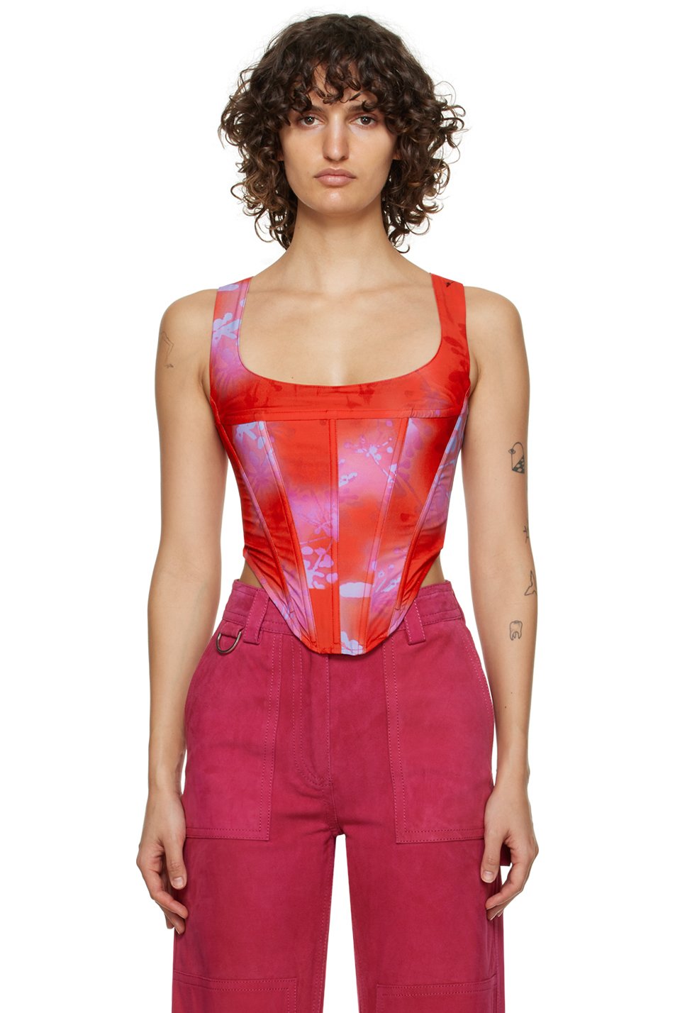 Miaou - Corset Campbell rouge