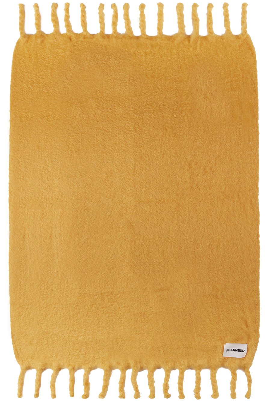 Jil Sander - Jeté de style écharpe jaune