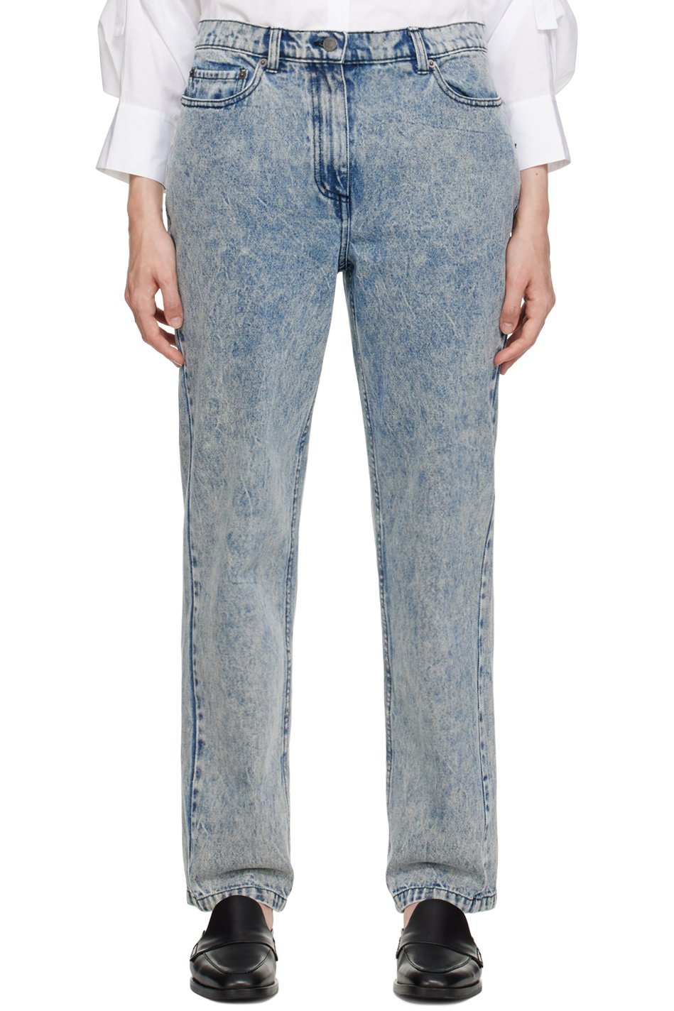 3.1 Phillip Lim - Jean surteint bleu