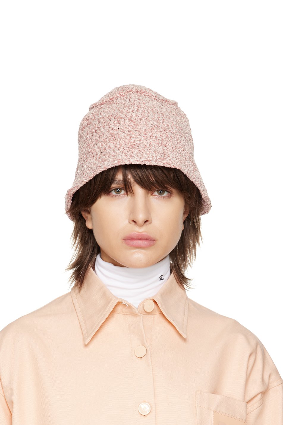 BY FAR - Chapeau bob Robbie rose