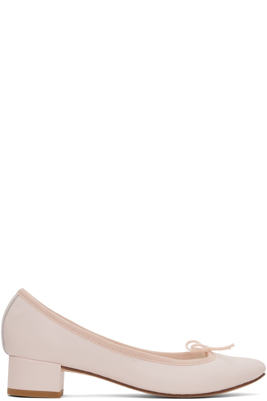 Repetto - SSENSE 独家发售粉色 Camille 中跟鞋