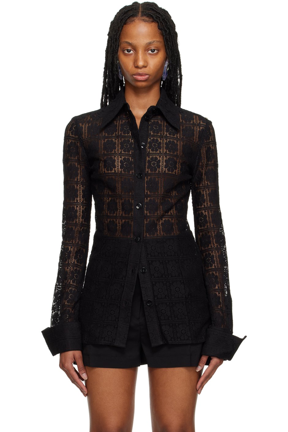 Sportmax - Chemise Sava noire