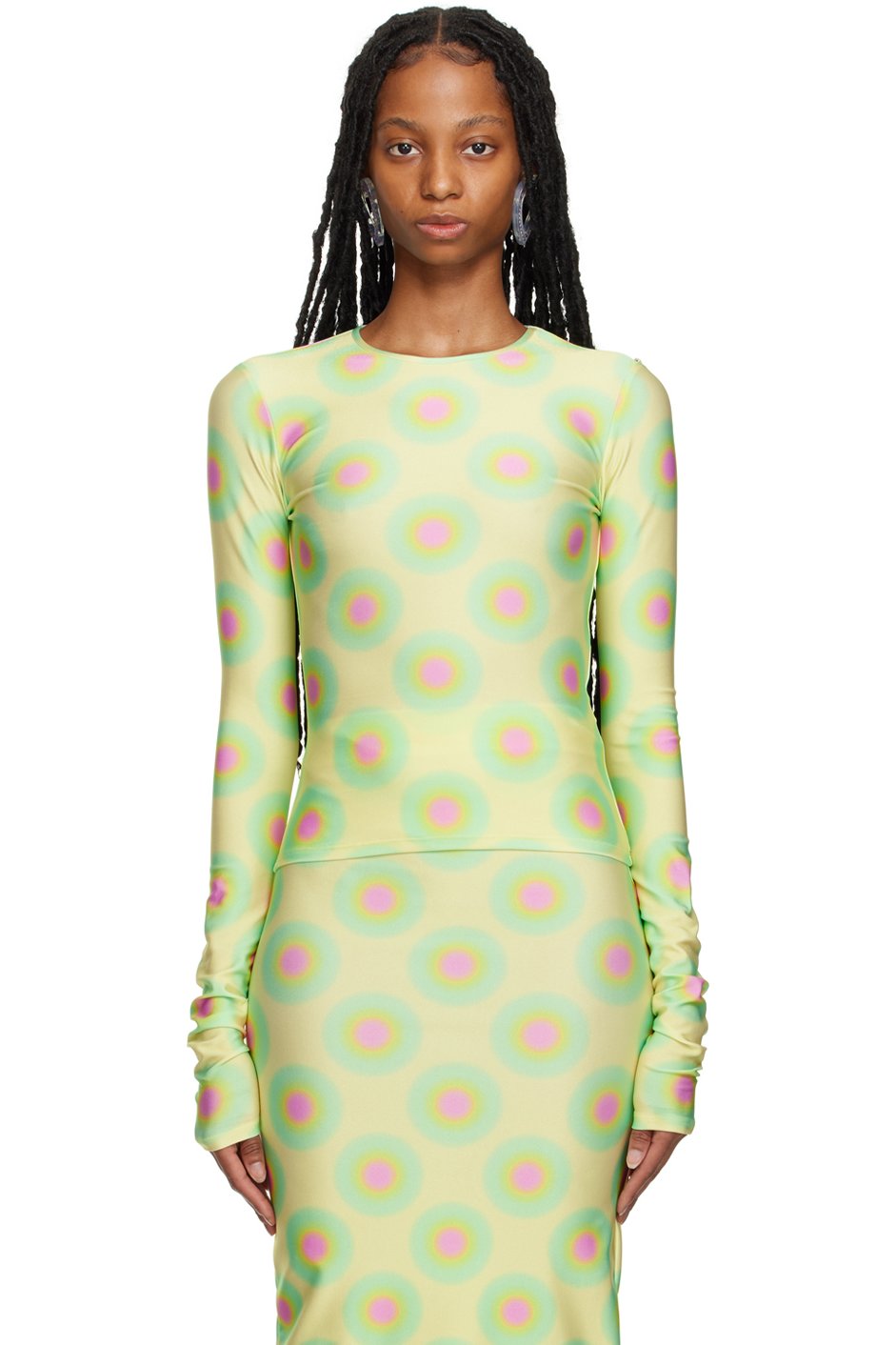 Sportmax - T-shirt à manches longues Ennio vert