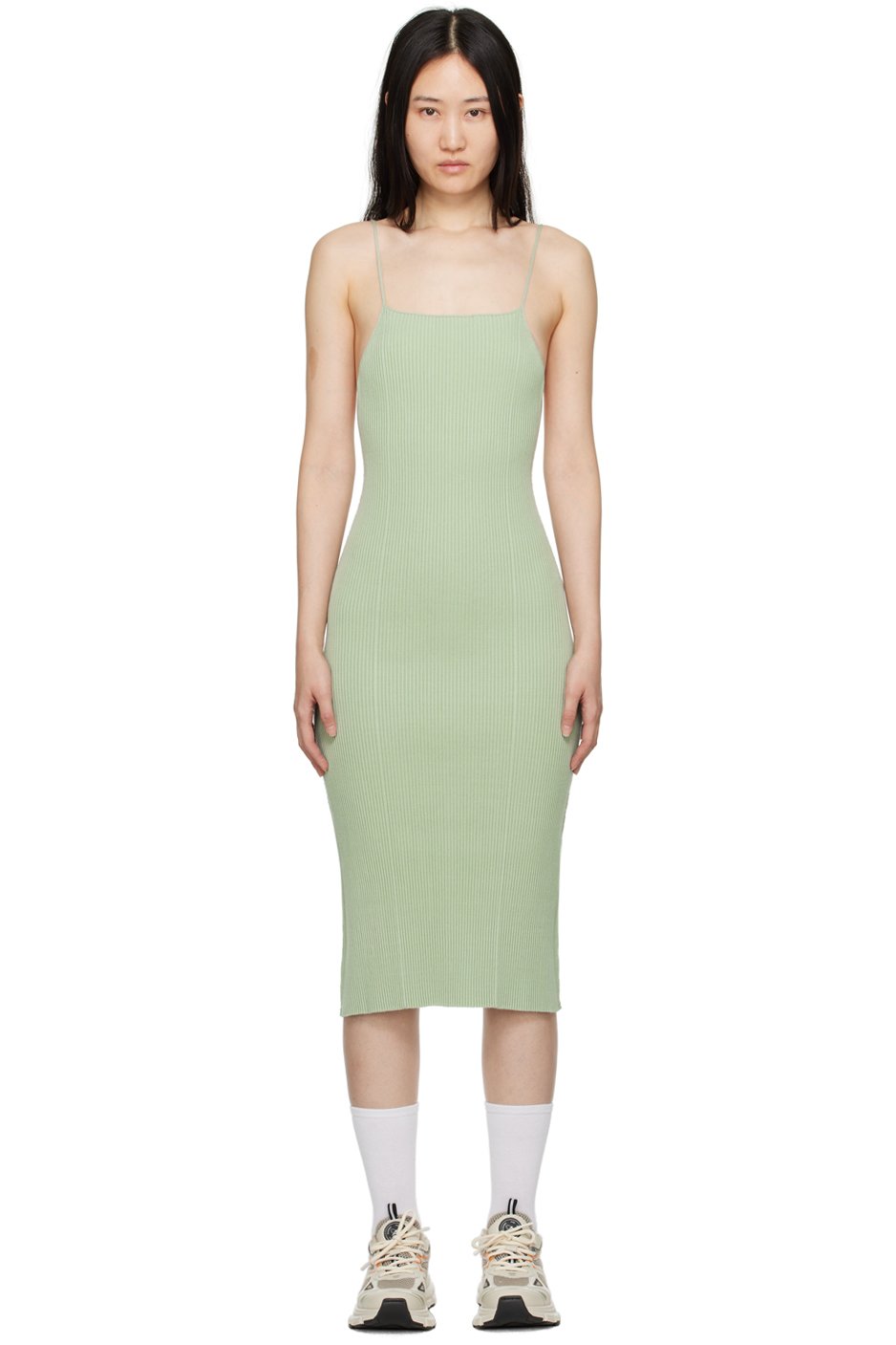 AERON - Green Zero104 Midi Dress