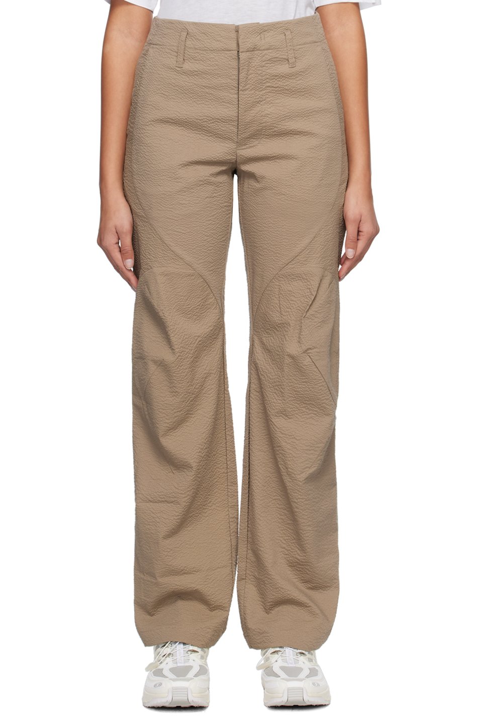 POST ARCHIVE FACTION (PAF) - Pantalon Three-Dimensional brun