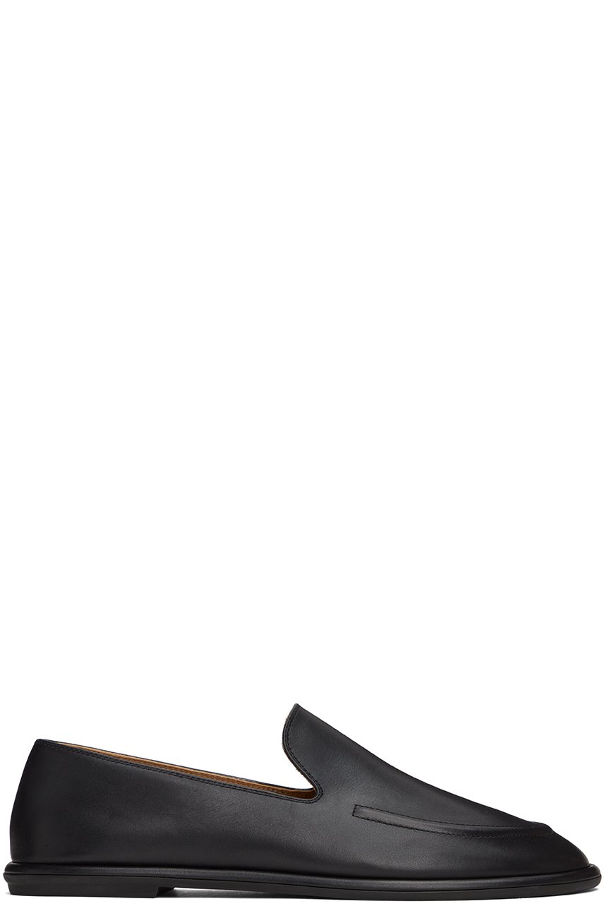 The Row - Black Canal Loafers