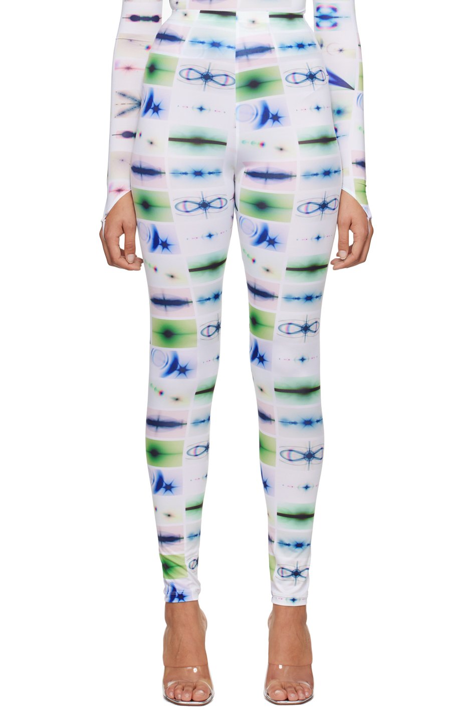 Maisie Wilen - Legging Body Shop blanc