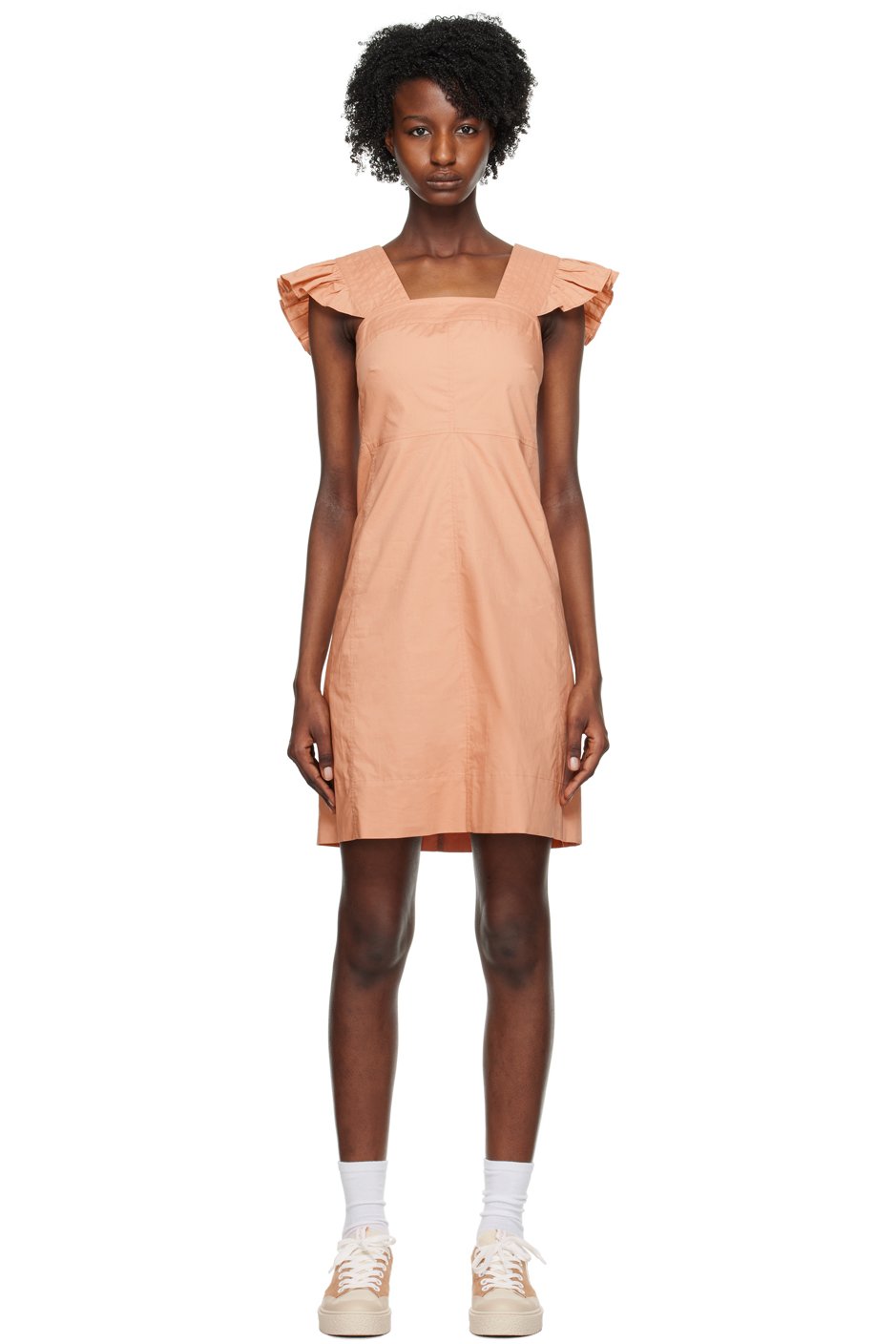 See by Chloé - Robe courte Pinafore rose
