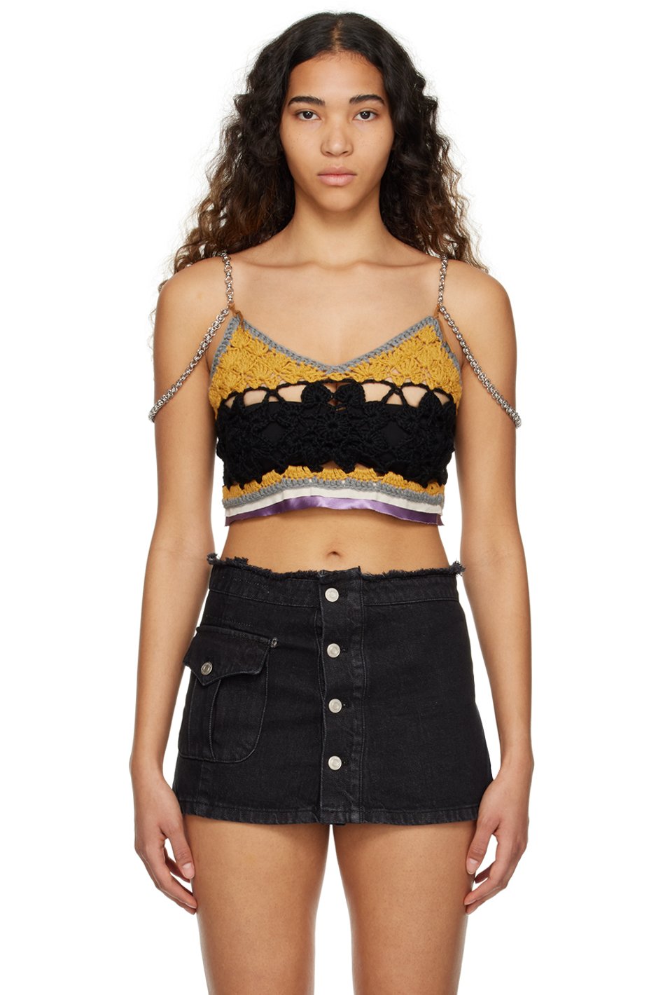 Andersson Bell - Black Mila Tank Top